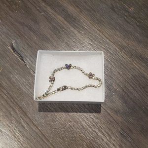 Disney Swarovski mickey birthstone bracelet (June - Alexandrite)